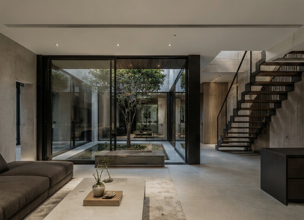 Interior arquitectura moderna